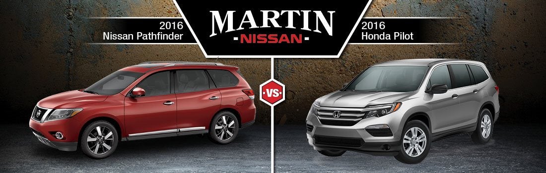 2016 Nissan Pathfinder vs 2016 Honda Pilot
