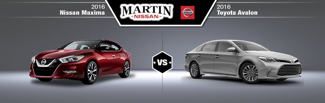 2016 Nissan Maxima vs 2016 Toyota Avalon
