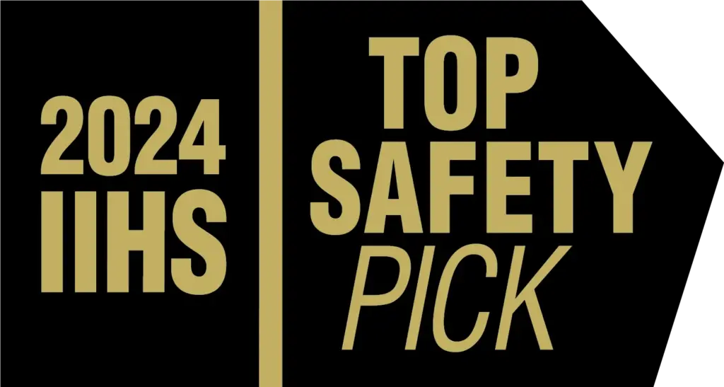 2024 IIHS Top Safety Pick Award Logo 2024 IIHS Top Safety Pick award badge