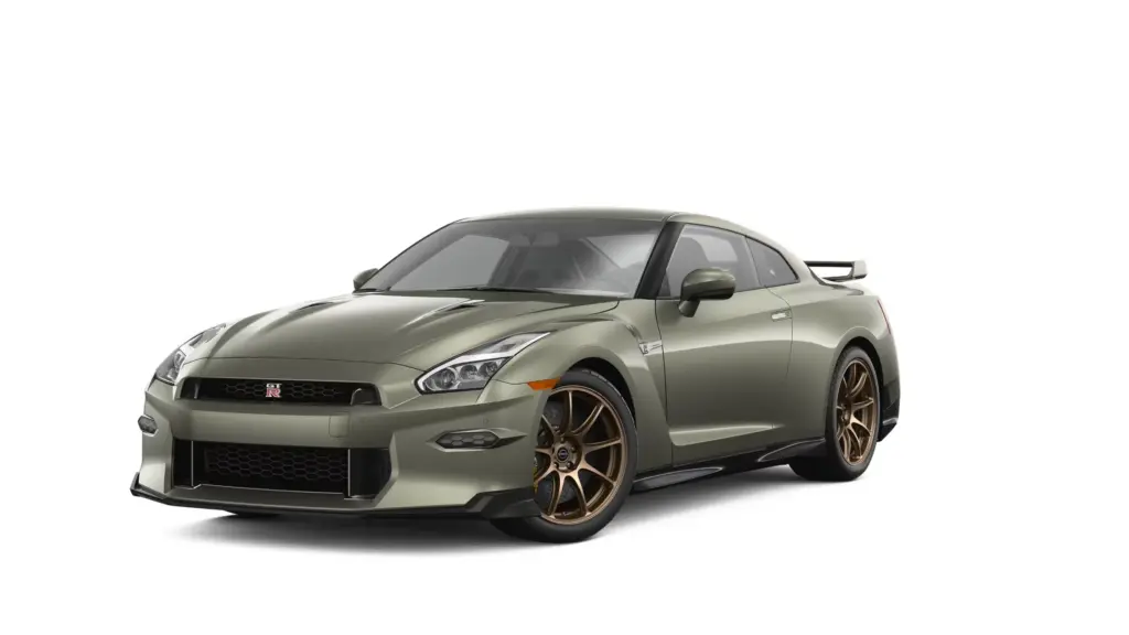 Nissan GT-R T-spec Exterior in Millennium Jade Millennium Jade Nissan GT-R T-spec