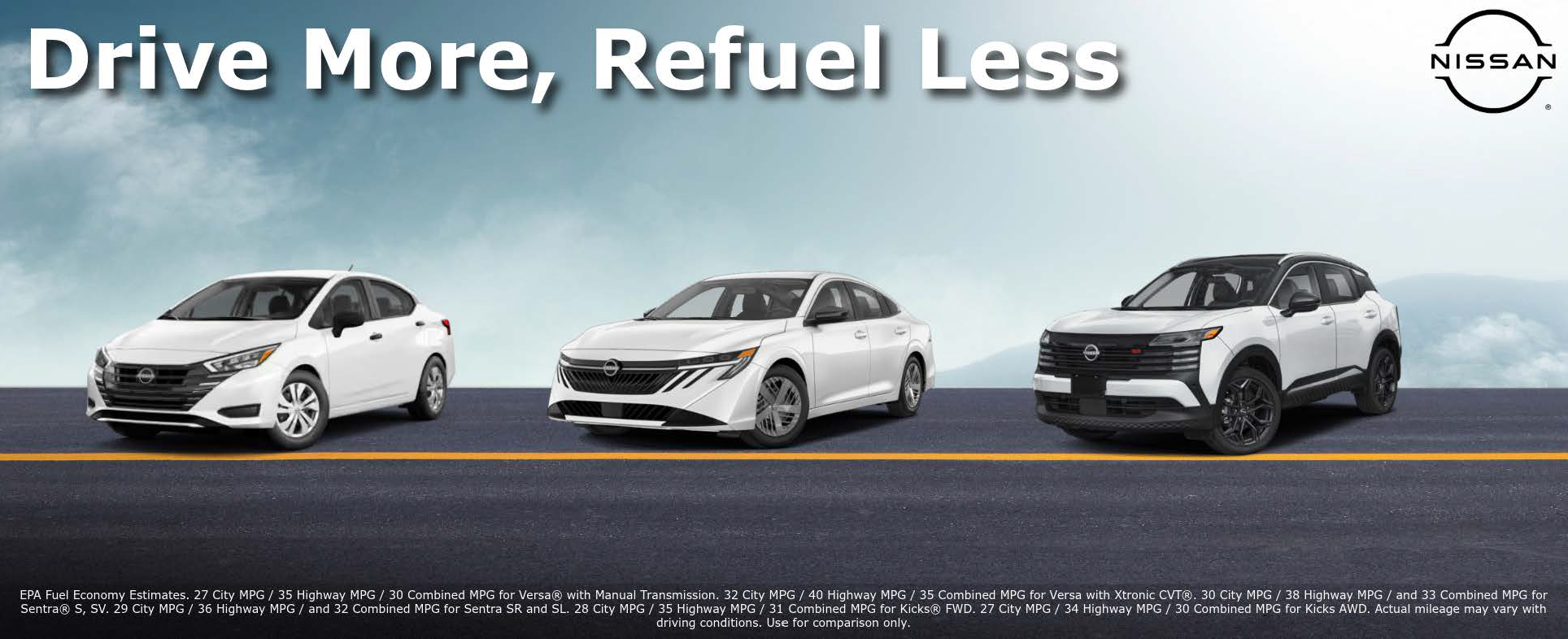 2026 April Nissan Banner Refuel Less