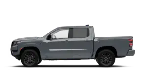 2026 Nissan Frontier SV with Dark Armor Package in Gun Metallic