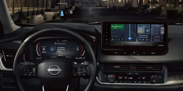 2026.5 Nissan Rogue digital dashboard display