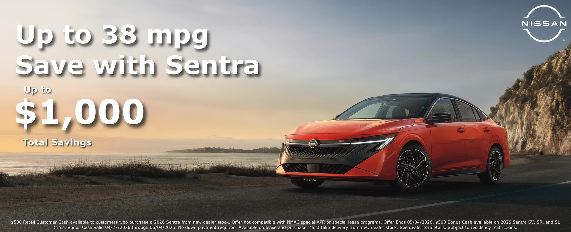 2026 April Nissan Sentra Offer