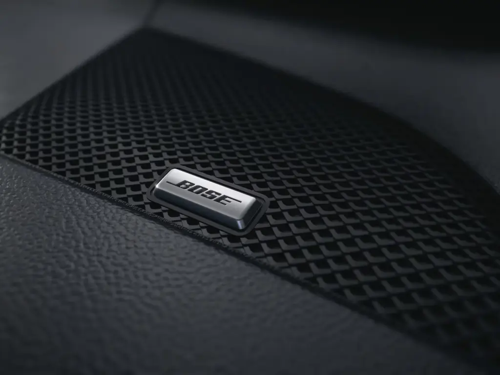 Bose Premium Audio Speaker Detail in Nissan Sentra Bose premium audio speaker detail inside Nissan Sentra