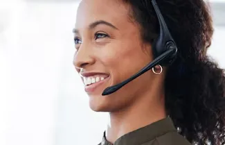 Nissan Customer Support Agent Customer support representative wearing headset