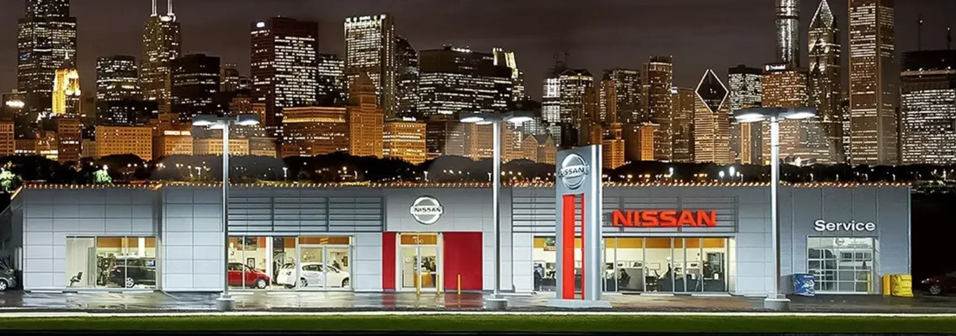 Old Orchard Nissan, Skokie IL The Old Orchard Nissan dealership in Skokie, Illinois