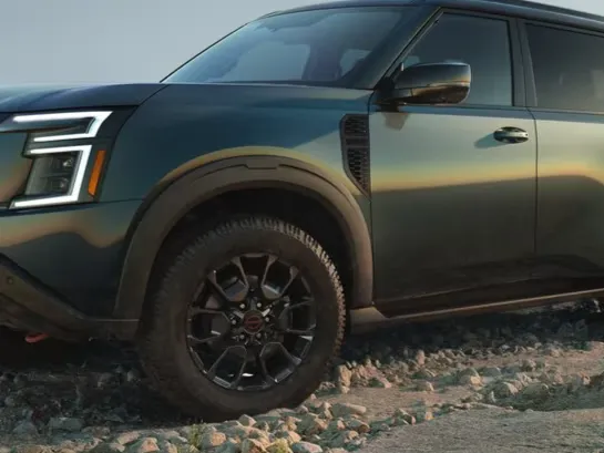 Nissan Armada Off Road Wheel And Fender Design Nissan Armada off-road wheel and rugged fender trim
