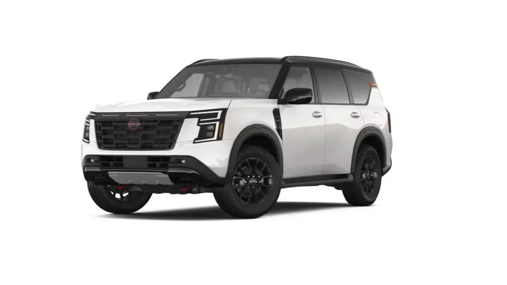 Nissan Armada Super Black Alpine Metallic Exterior Nissan Armada in super black and alpine metallic finish