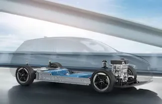 Nissan EV Platform and Chassis Architecture Nissan electric vehicle platform and chassis structure