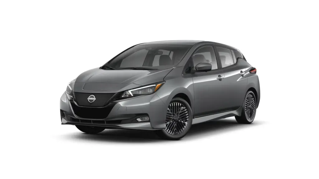 Nissan Leaf Gun Metallic Exterior Nissan Leaf in Gun Metallic exterior color