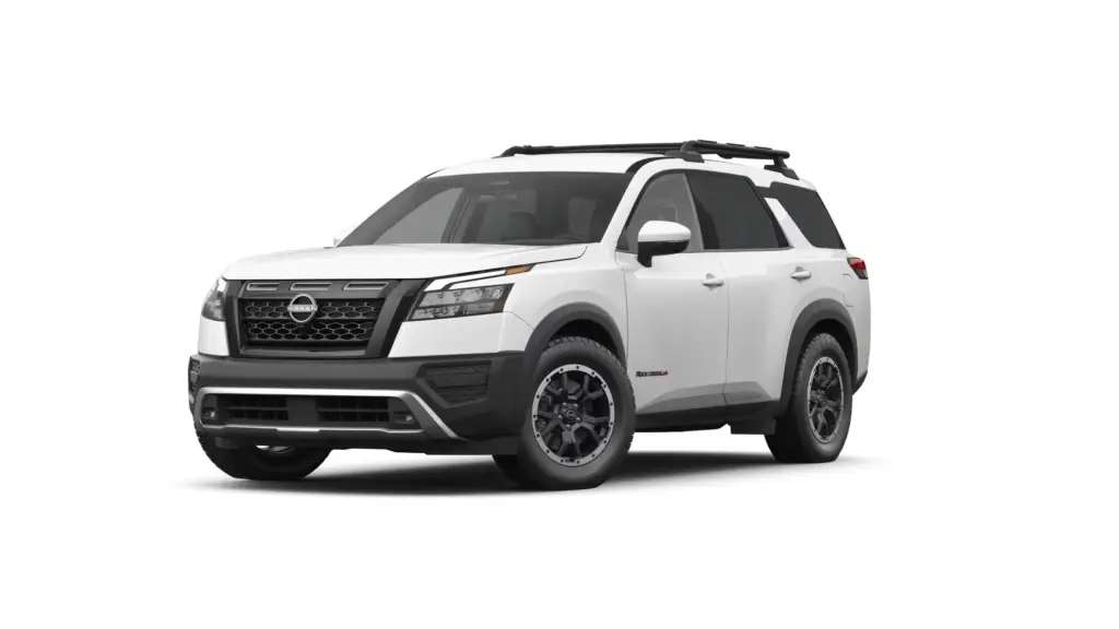 Nissan Pathfinder Glacier White Exterior Nissan Pathfinder SUV in Glacier White