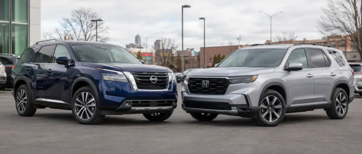 Nissan Pathfinder vs Honda Pilot: 3-Row SUV Showdown