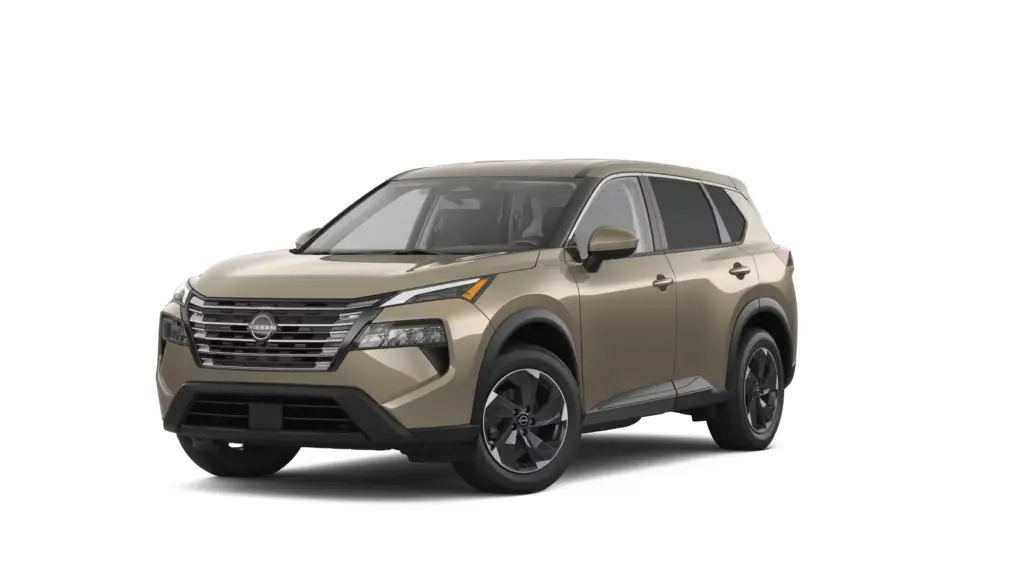 Nissan Rogue SUV in Baja Storm Metallic Nissan SUV shown in Baja Storm Metallic exterior color