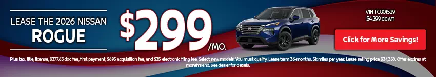 Nissan Rogue Lease Deal 2026 Lease Deal 2026 Nissan Rogue