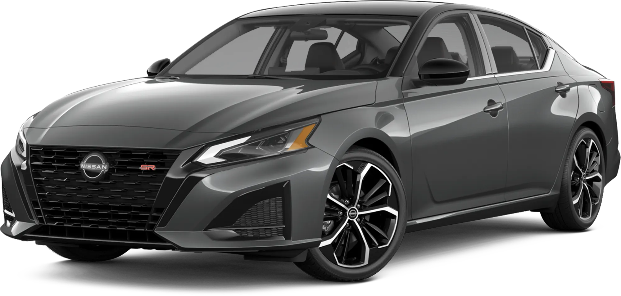 Nissan Sentra SR front angle in Gun Metallic