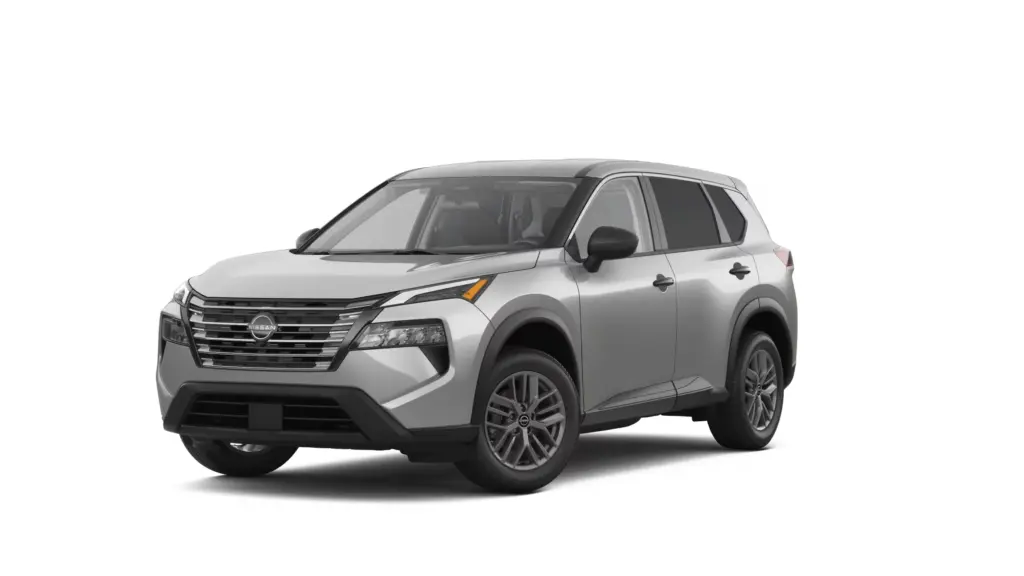 Nissan Rogue SUV Brilliant Silver Metallic Nissan SUV in Brilliant Silver Metallic exterior color