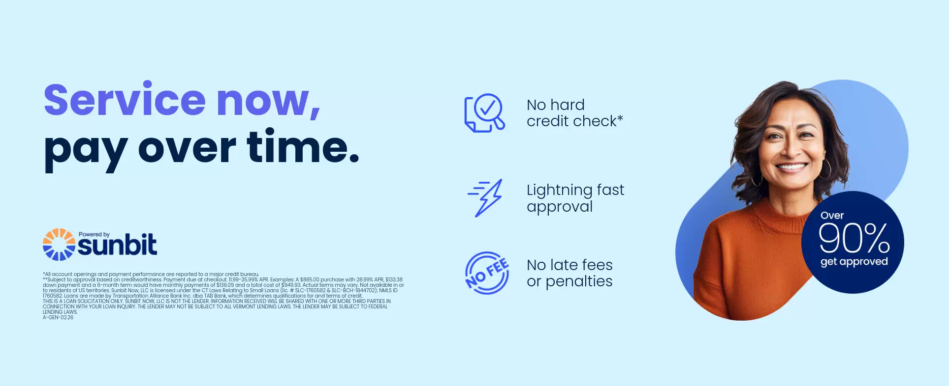 Sunbit Service Offer Sunbit Service Offer 2026