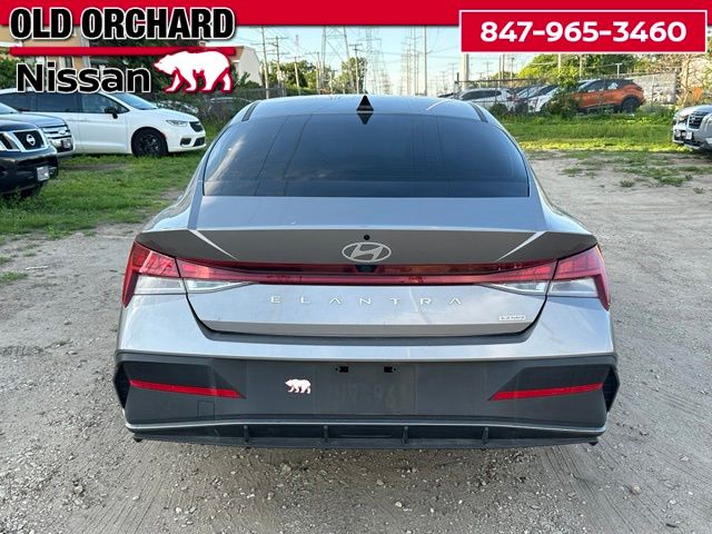 2024 Hyundai Elantra Hybrid Blue Sedan