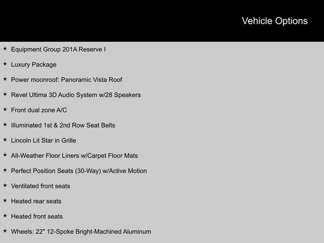 2022 Lincoln Navigator Reserve SUV