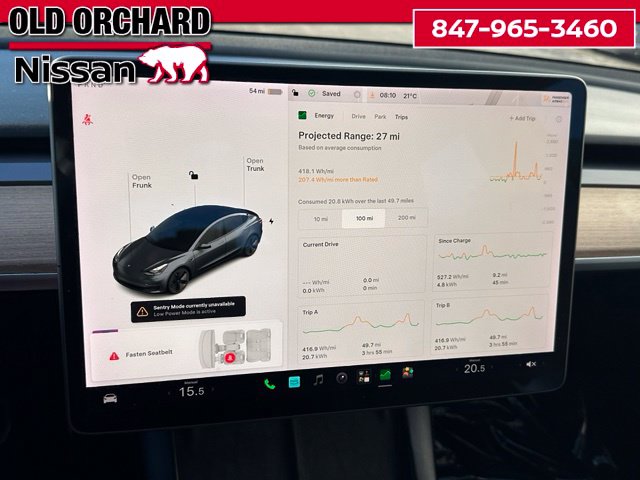 2021 Tesla Model 3 Standard Range Plus Sedan