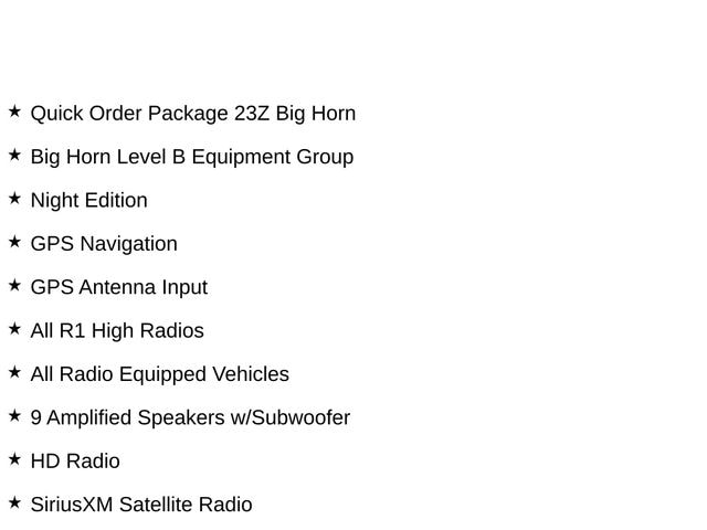 2023 Ram 1500 Big Horn/Lone Star Truck Crew Cab
