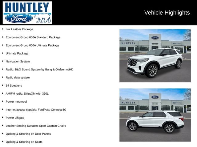 2025 Ford Explorer Platinum SUV
