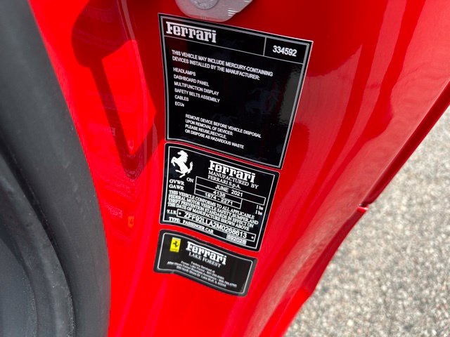 2021 Ferrari F8 Tributo Coupe