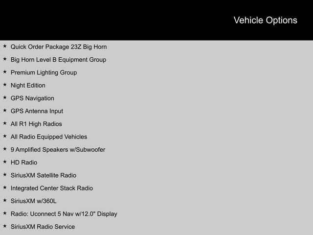 2023 Ram 1500 Big Horn/Lone Star Truck Crew Cab