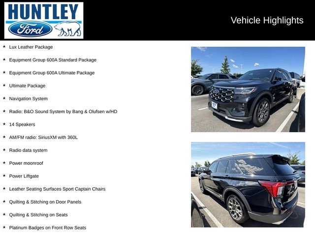 2025 Ford Explorer Platinum SUV