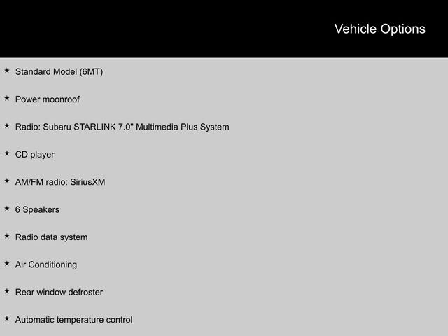 2020 Subaru WRX Premium Sedan