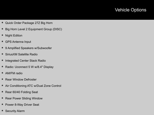 2023 Ram 1500 Big Horn/Lone Star Truck Crew Cab