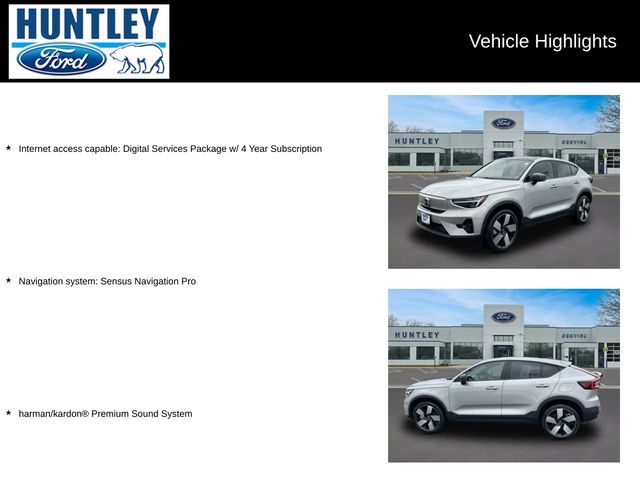 2023 Volvo C40 Recharge Pure Electric Ultimate SUV