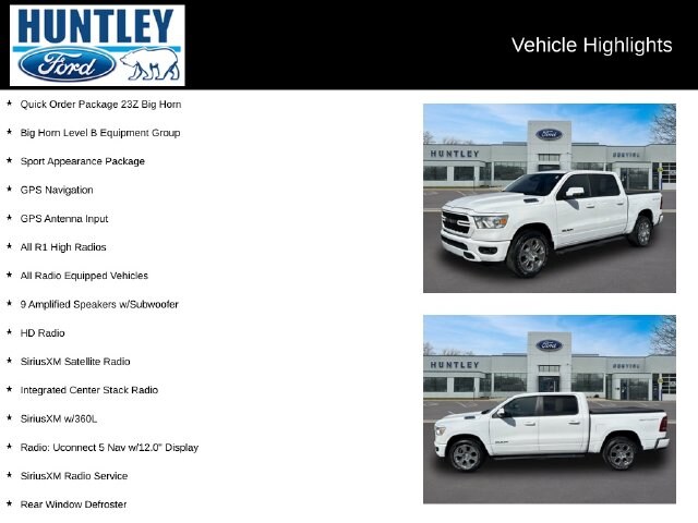 2023 Ram 1500 Big Horn/Lone Star Truck Crew Cab