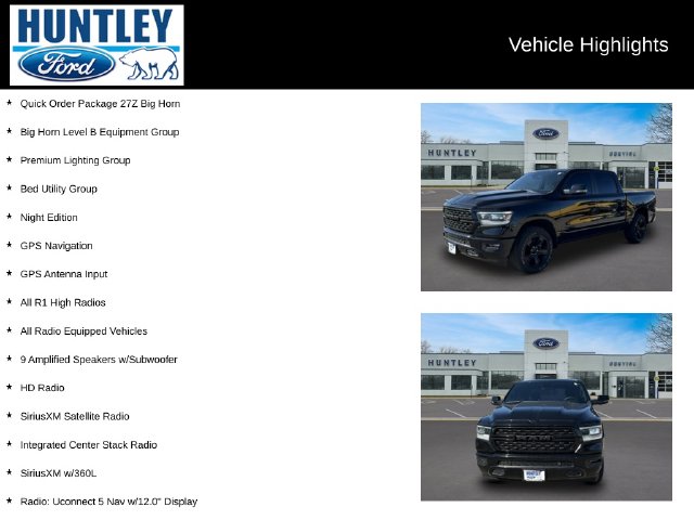 2023 Ram 1500 Big Horn/Lone Star Truck Crew Cab