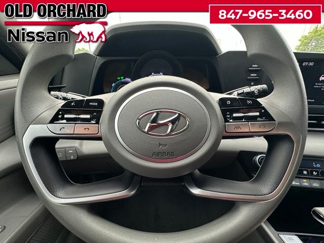 2023 Hyundai Elantra HEV Blue Sedan