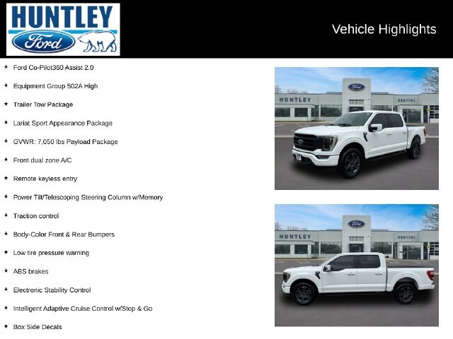 2023 Ford F-150 Lariat Truck SuperCrew Cab