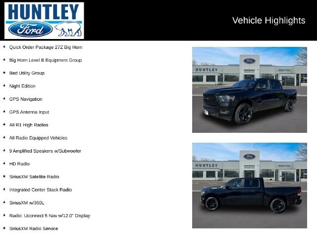2023 Ram 1500 Big Horn/Lone Star Truck Crew Cab