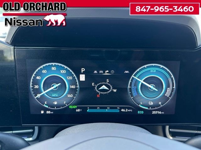 2024 Hyundai Elantra Hybrid Blue Sedan