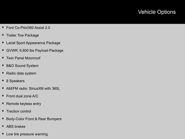 2023 Ford F-150 Lariat Truck SuperCrew Cab