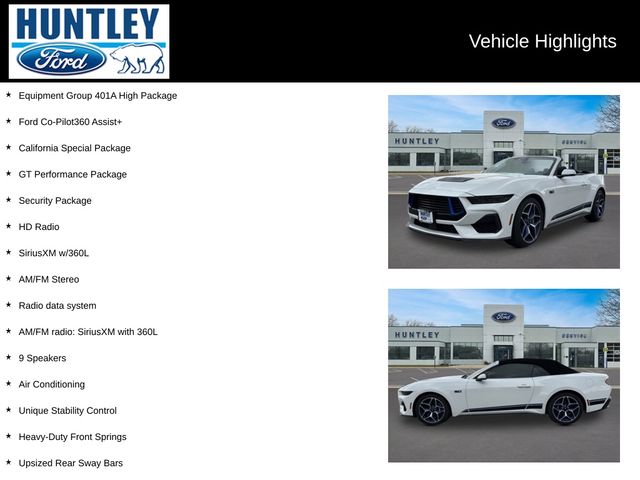 2025 Ford Mustang GT Premium Convertible