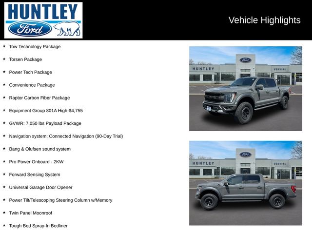 2021 Ford F-150 Raptor Truck SuperCrew Cab