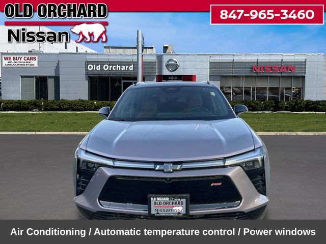 Used 2024 Chevrolet Blazer EV RS with VIN 3GNKDCRJ7RS218153 for sale in Skokie, IL