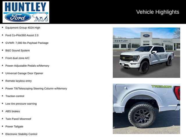 2023 Ford F-150 Tremor Truck SuperCrew Cab