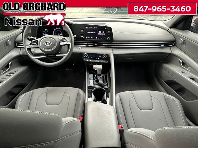 2023 Hyundai Elantra HEV Blue Sedan