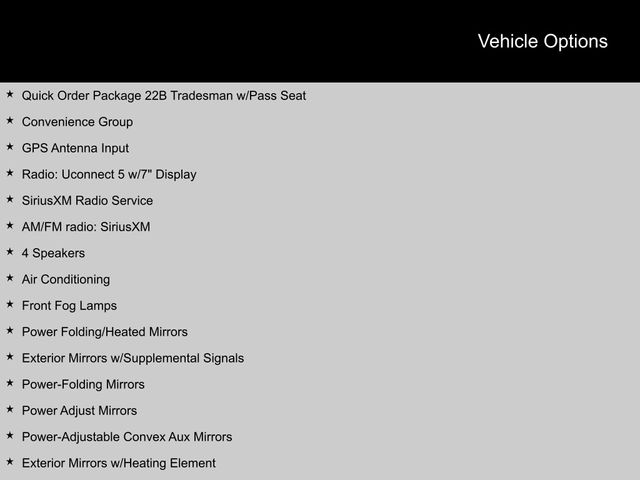 2025 Ram ProMaster 2500 High Roof Van Cargo Van