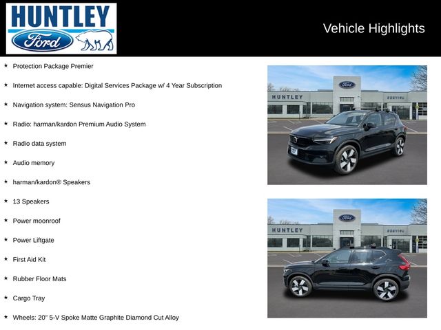 2023 Volvo XC40 Recharge Pure Electric Ultimate SUV