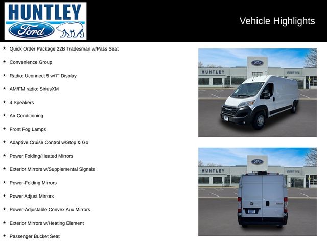 2024 Ram ProMaster 2500 High Roof Van Cargo Van