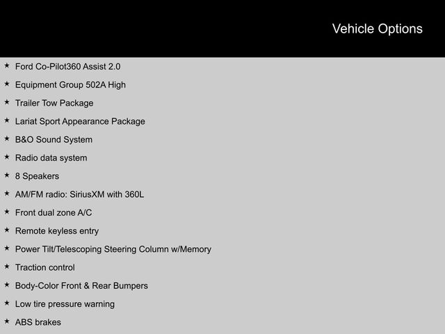 2023 Ford F-150 Lariat Truck SuperCrew Cab