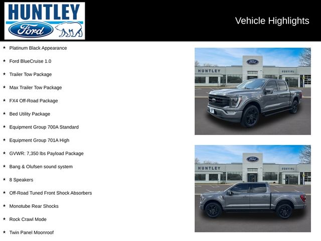 2023 Ford F-150 Platinum Truck SuperCrew Cab